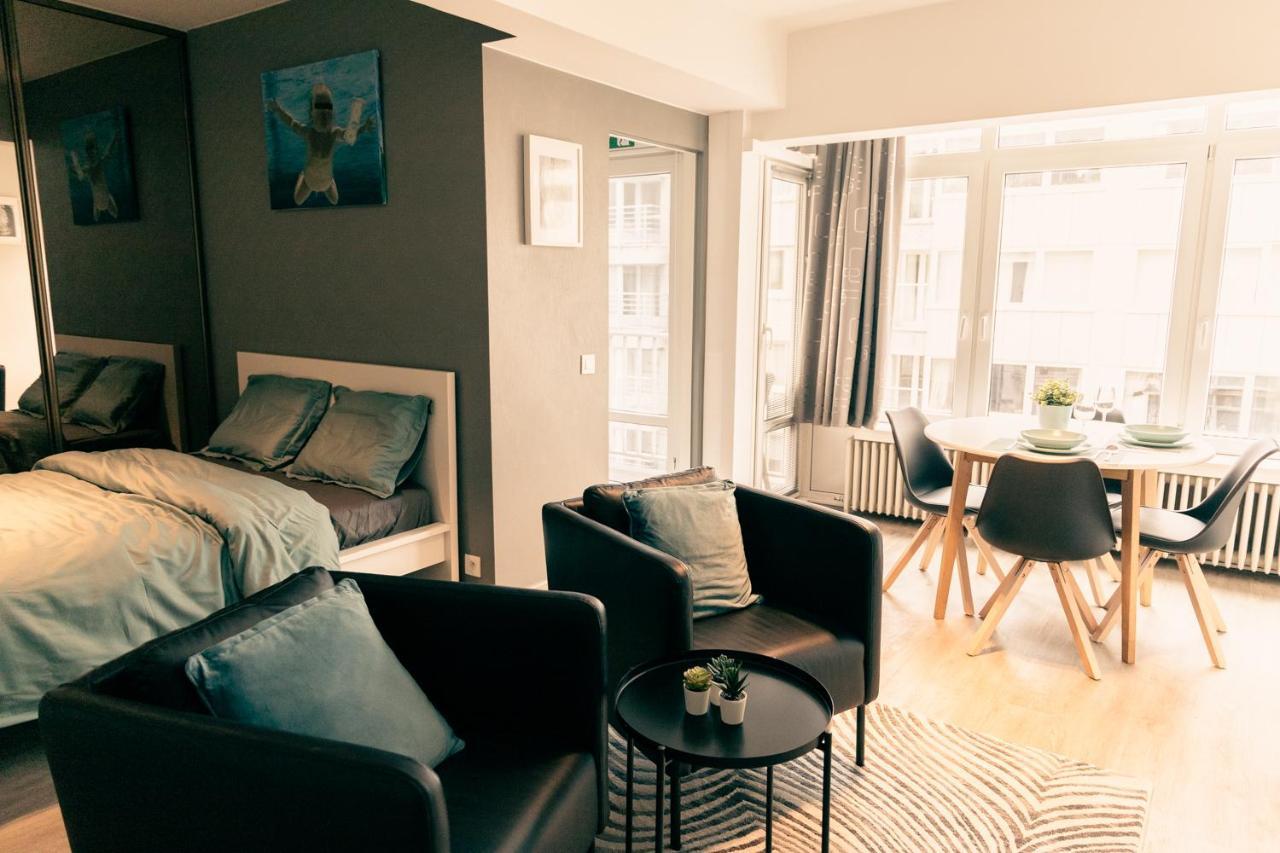 Ruime 2 Pers Studio Bij Casino Oostende: Geniet Van Zee, Kunst, En Relax Exteriér fotografie