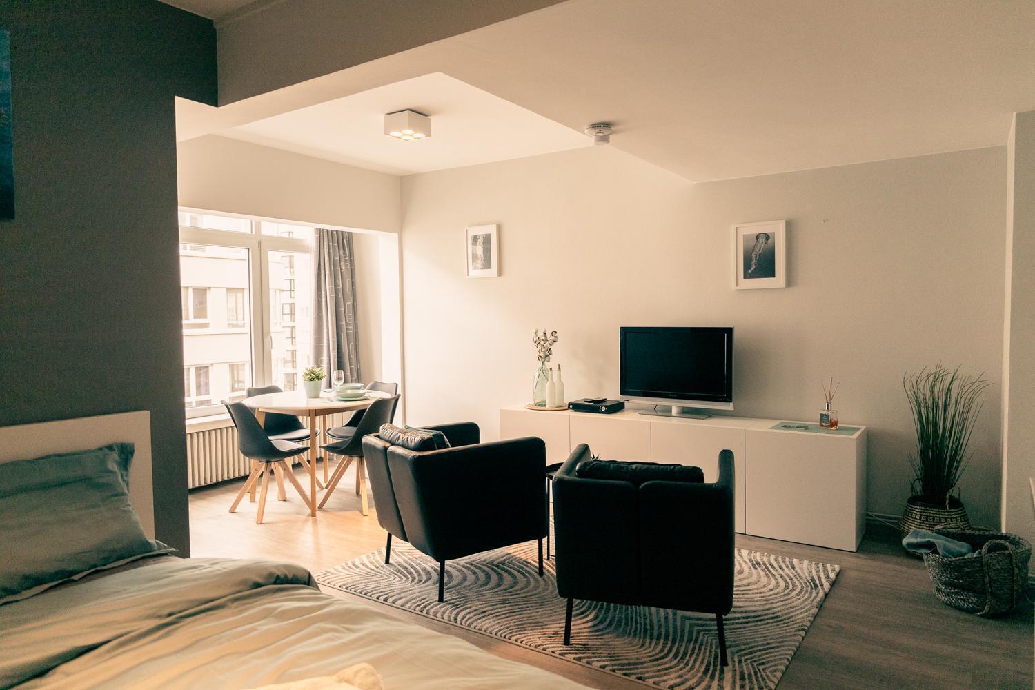 Ruime 2 Pers Studio Bij Casino Oostende: Geniet Van Zee, Kunst, En Relax Exteriér fotografie